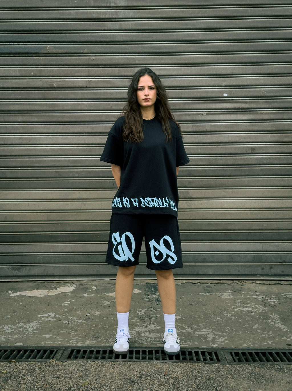 EROS BLACK X BLUE SHORTS