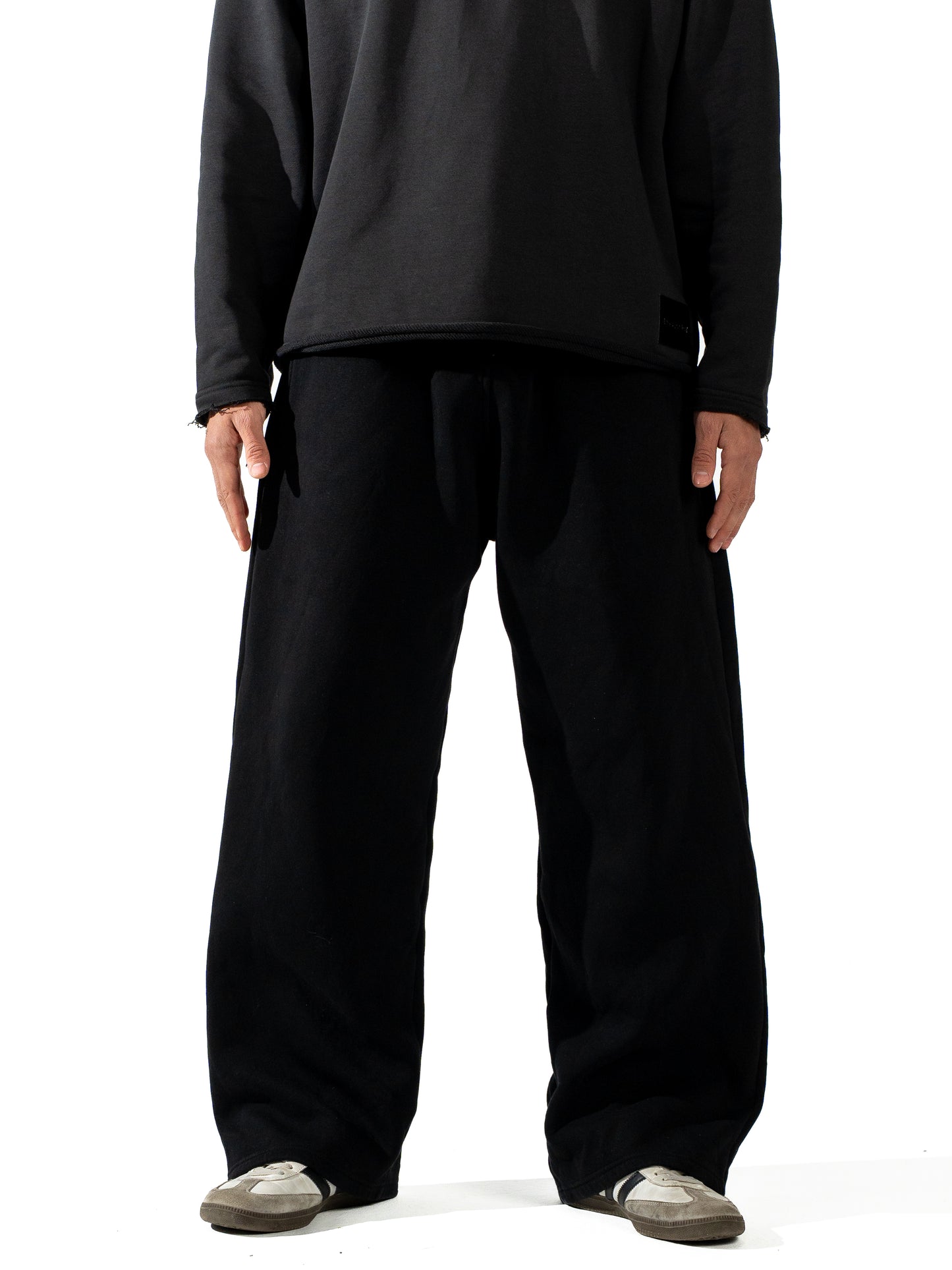 Noir Baggy Sweatpants