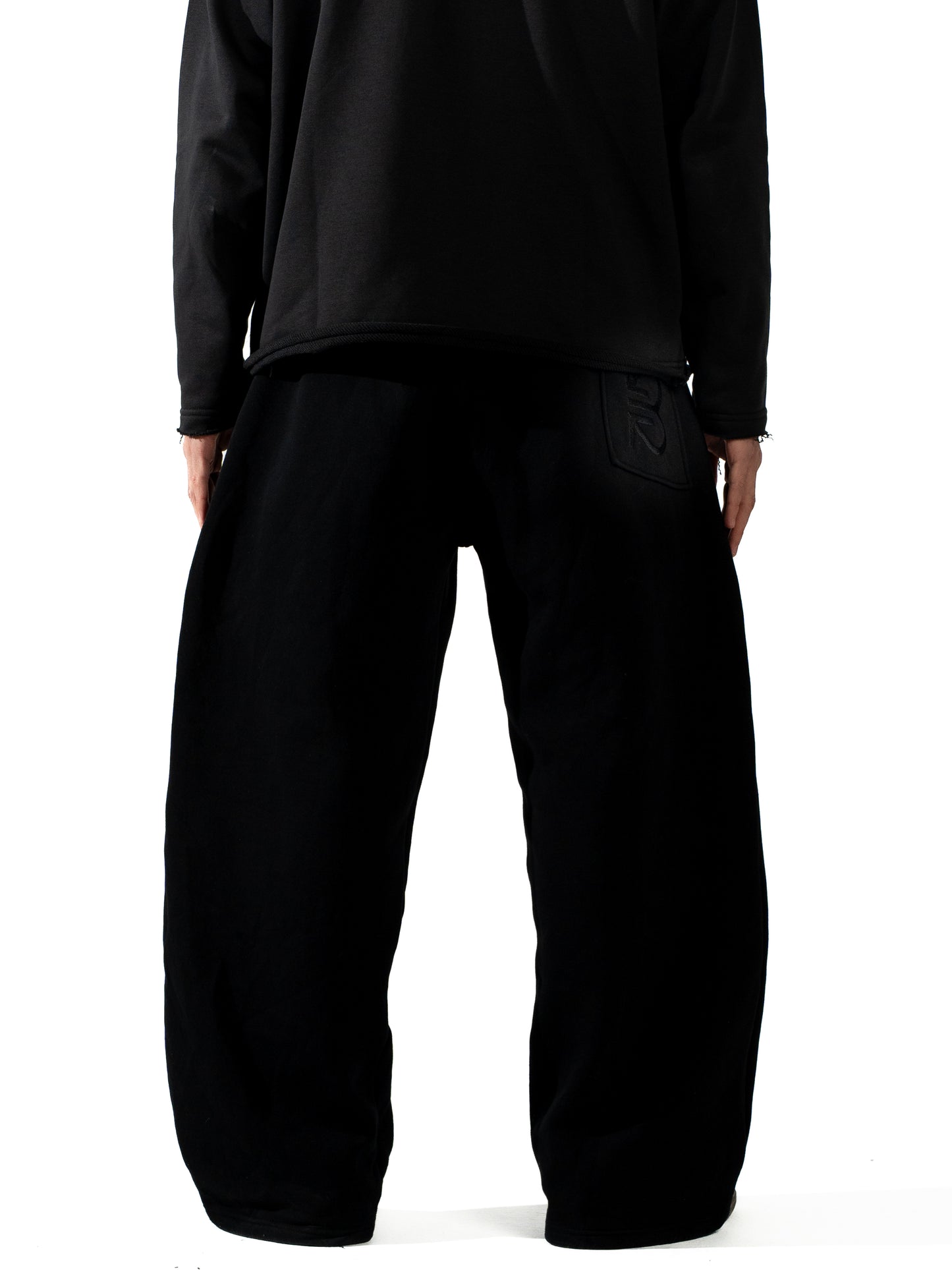 Noir Baggy Sweatpants