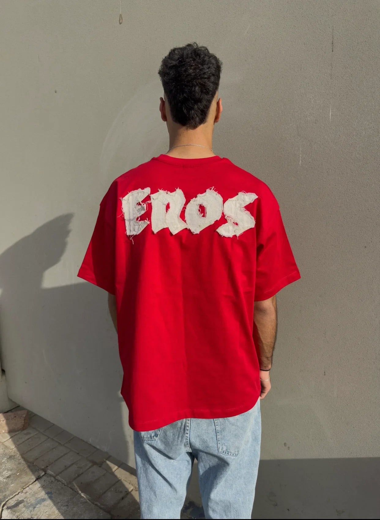 Red Rebel Stitches T shirt