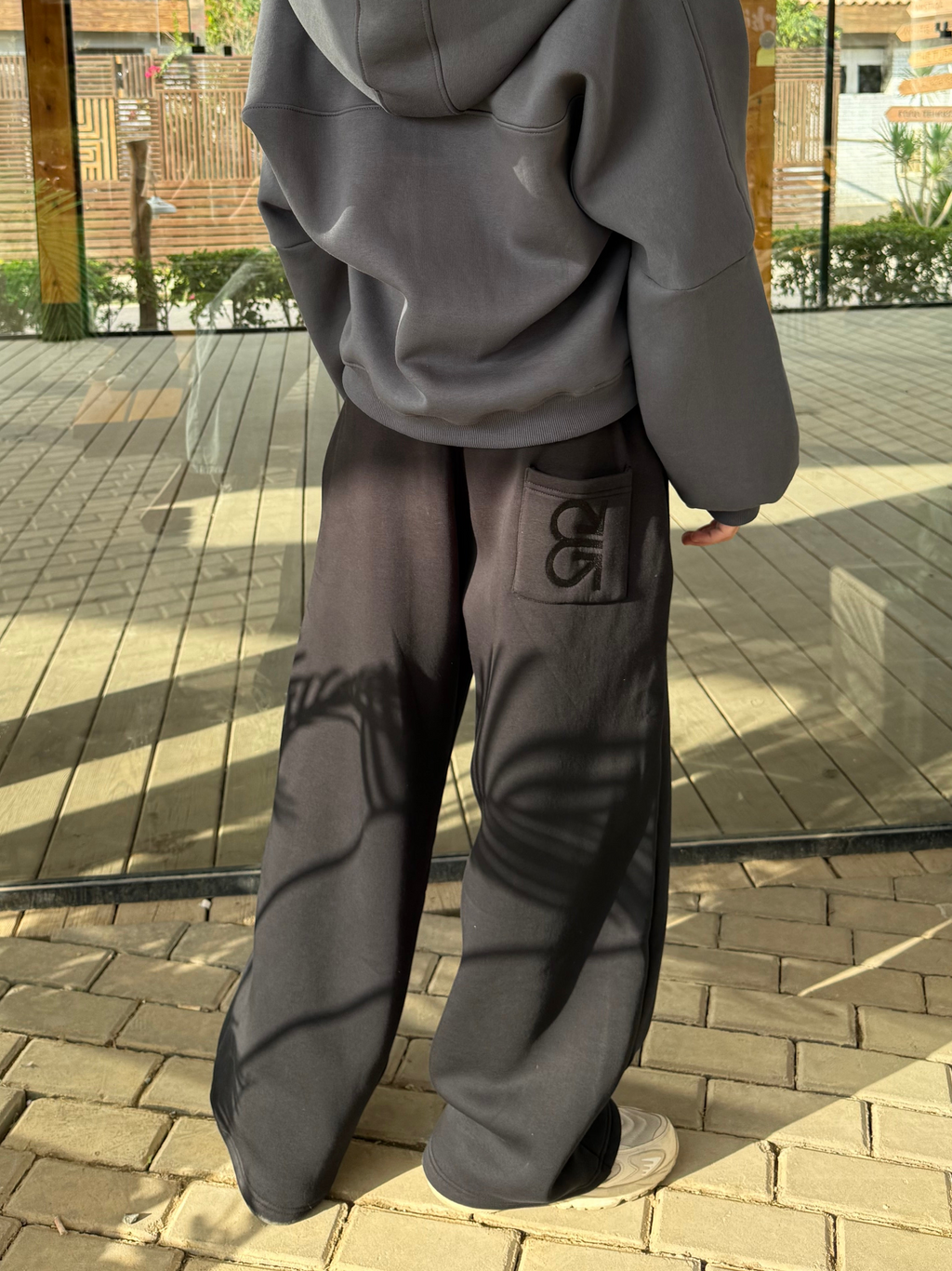 Noir Baggy Sweatpants