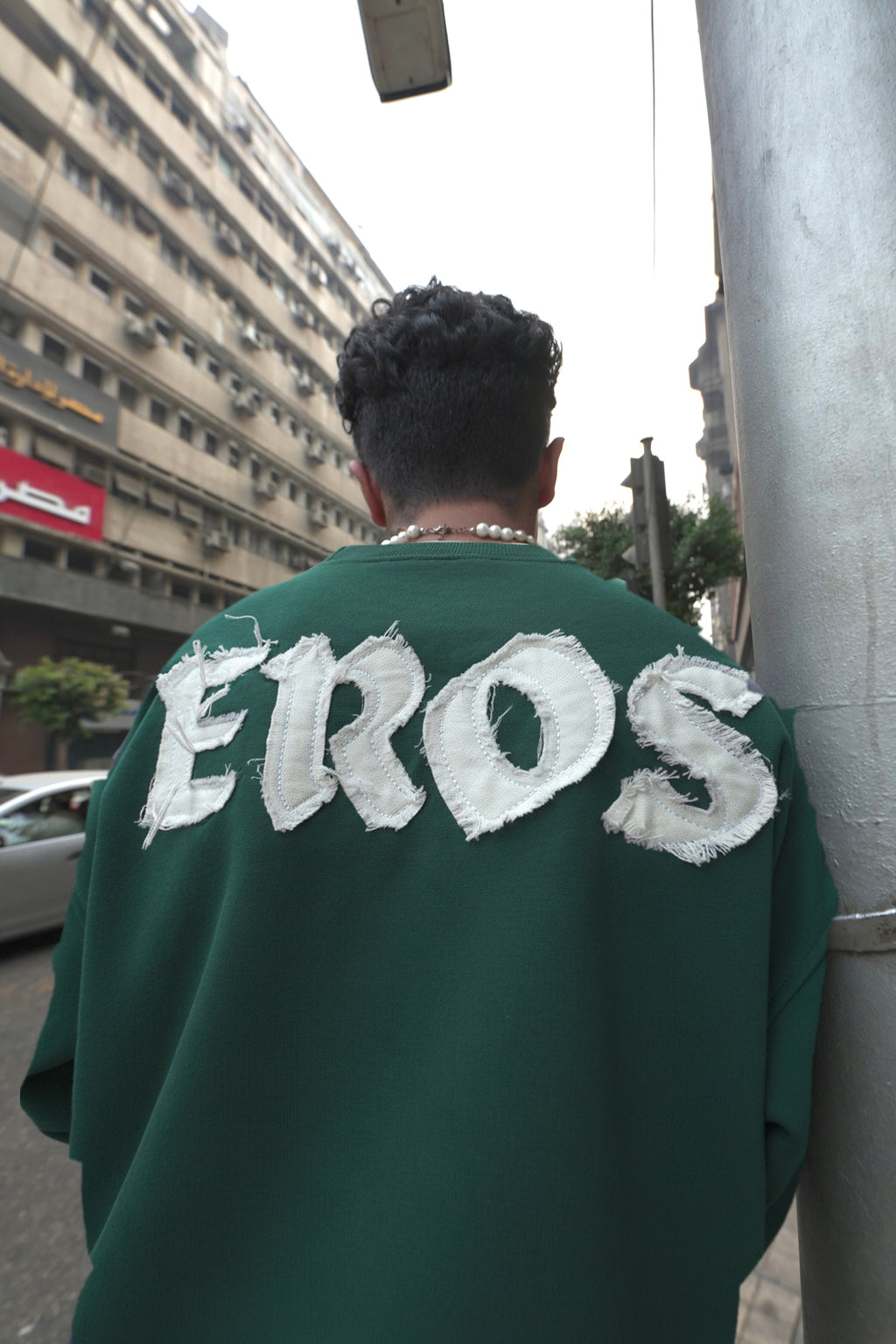 Green Rebel Stitches Crewneck