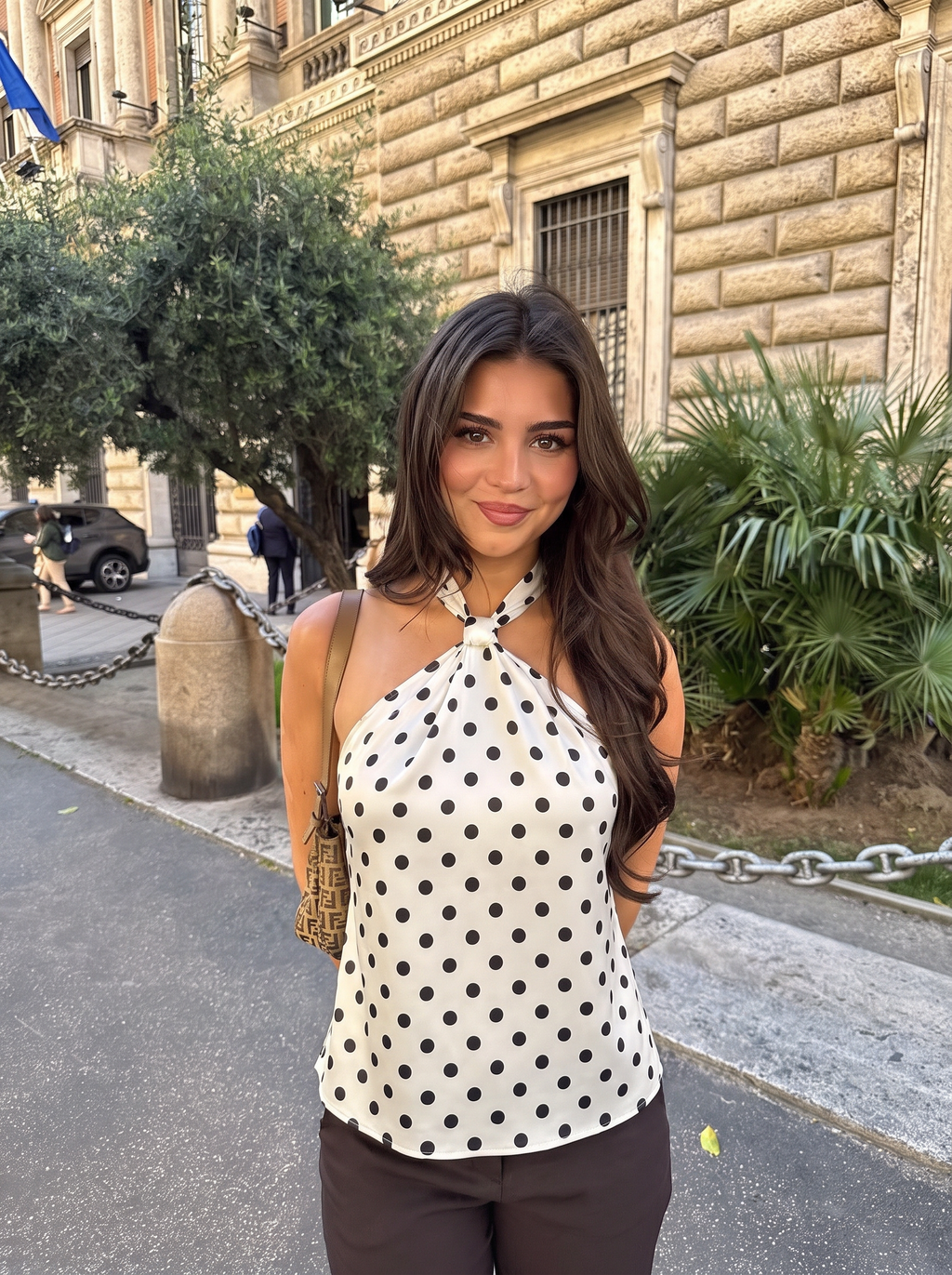 Polka Dot Bow Top