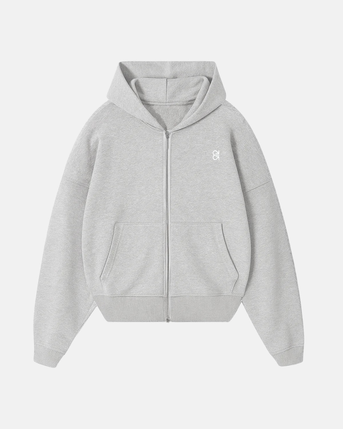 ESSENTIAL ZIPPER JACKET GREY