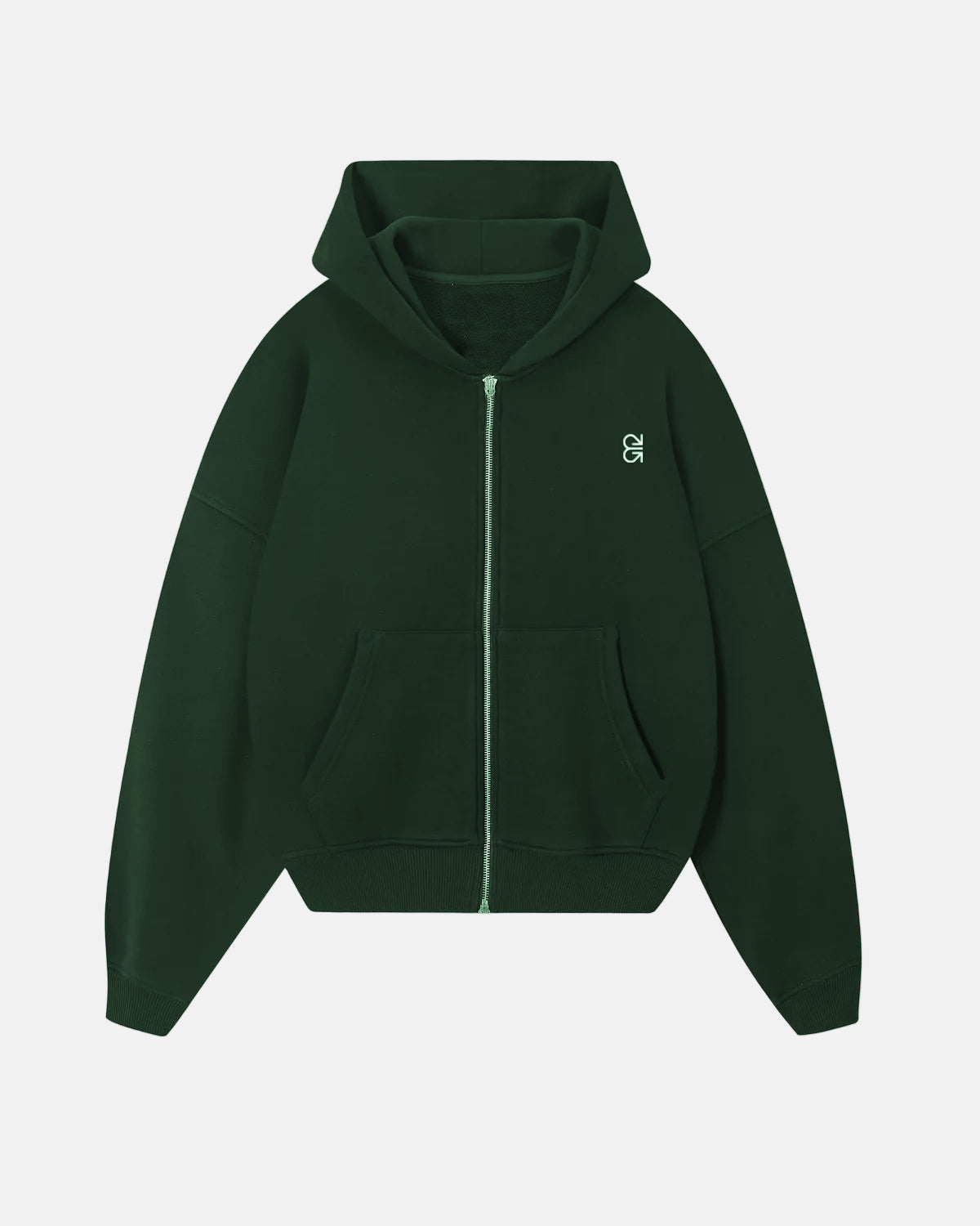 ESSENTIAL ZIPPER JACKET GREEN