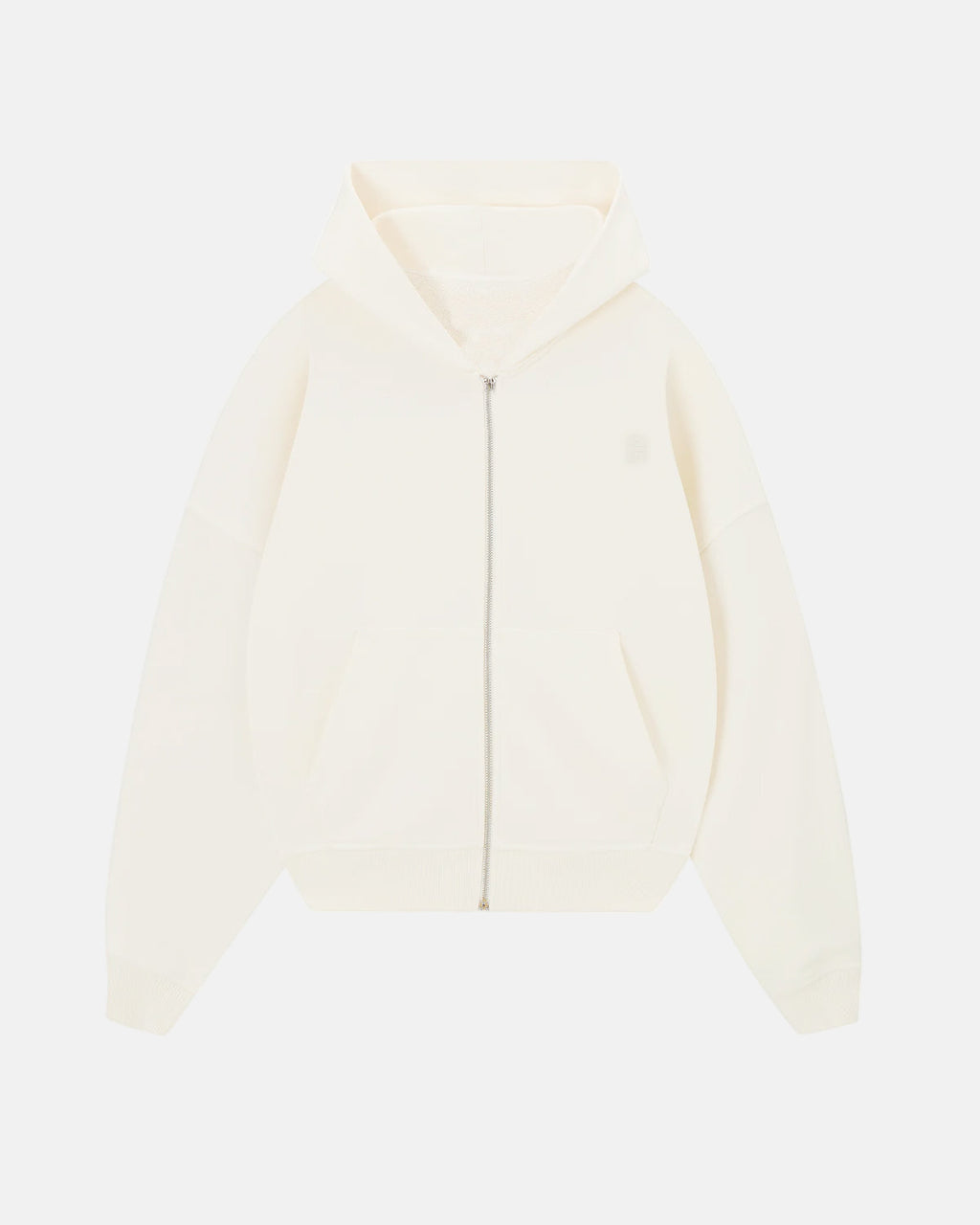 ESSENTIAL ZIPPER JACKET WHITE
