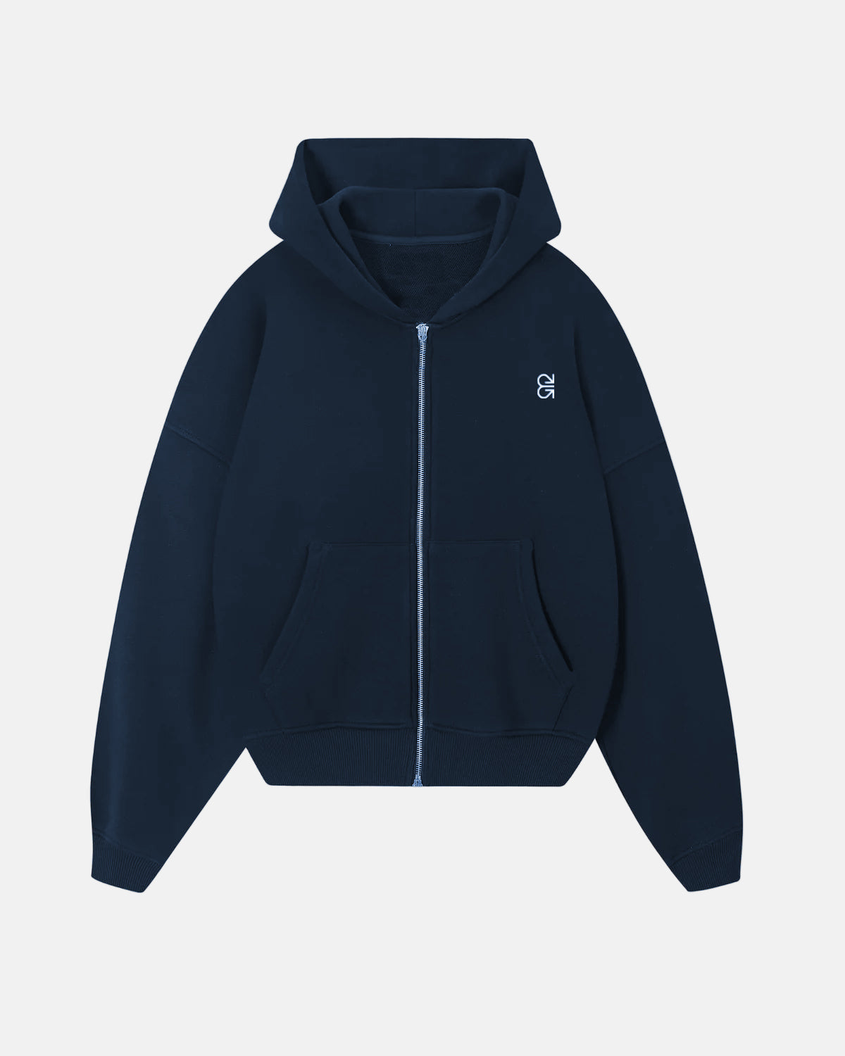 ESSENTIAL ZIPPER JACKET NAVY
