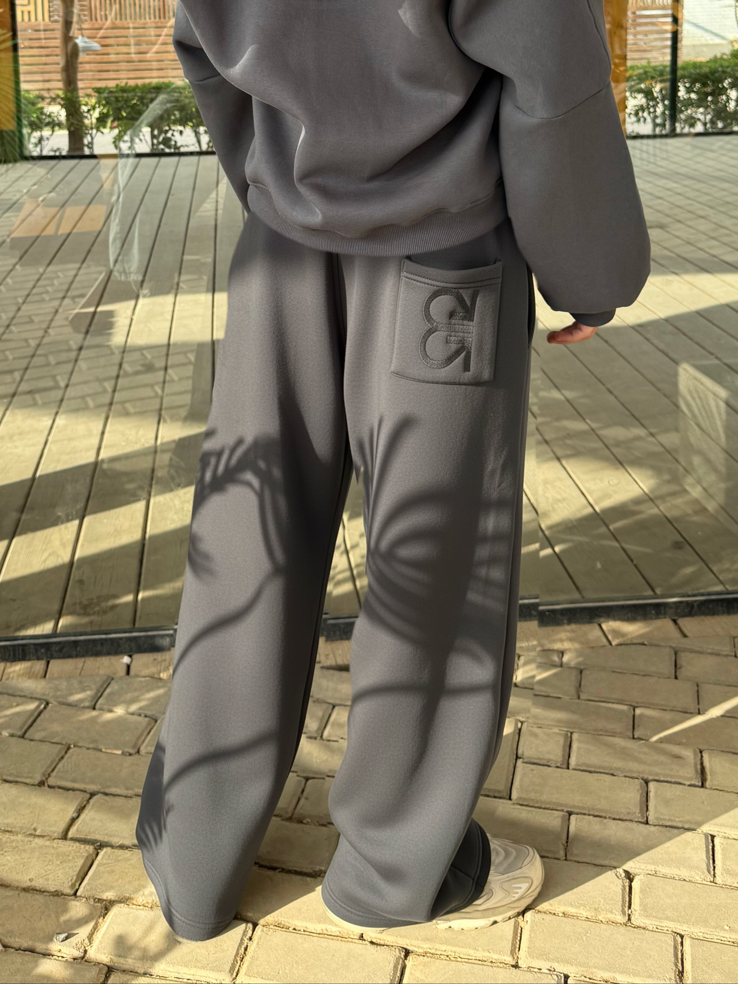 Charcoal Grey ESSENTIAL Baggy Sweatpants