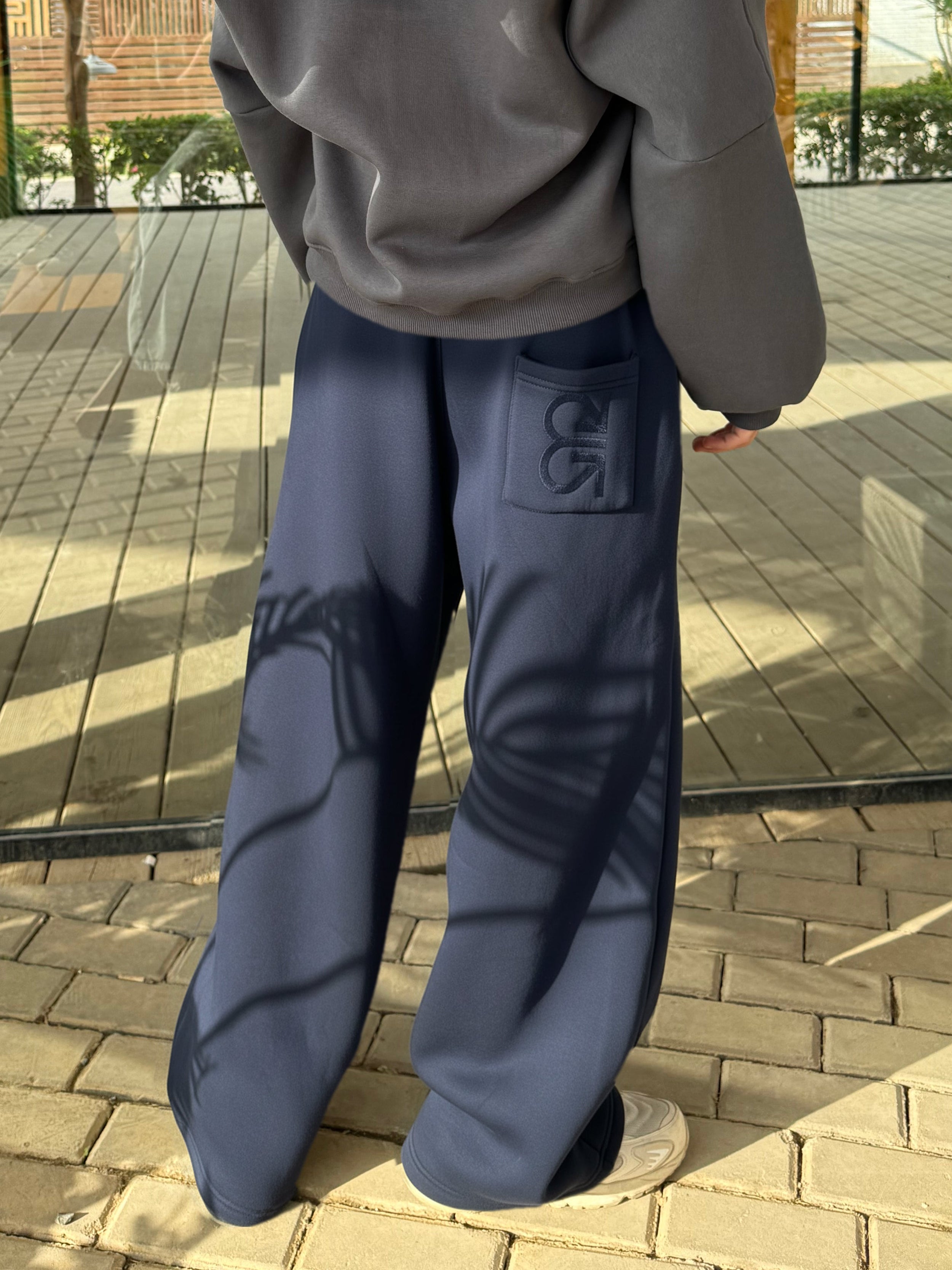 ESSENTIAL Baggy Sweatpants Navy